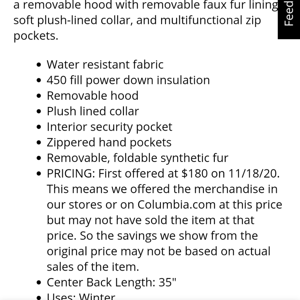 Columbia Down Parka winter coat - Picture 12 of 14